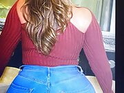 Big Booty Hannah in Jeans Cum Tribute