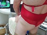 Dressed in red body fucking my favourite ass