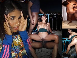  video: Sheila Ortega gets pounded in the street by 2 strangers to compensate her brother's debts!!!