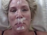 SDRUWS2 -  DIRTY WIFE LOVES HER FACE SPLATTERED WITH THICK 