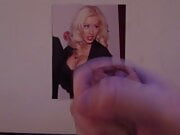 Christina Aguilera, old Cum Tribute in my PC
