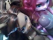 Cum tribute to my special Monster High dolls 2