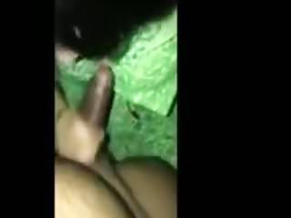 Desi bhabhi rubbing cock on her...
