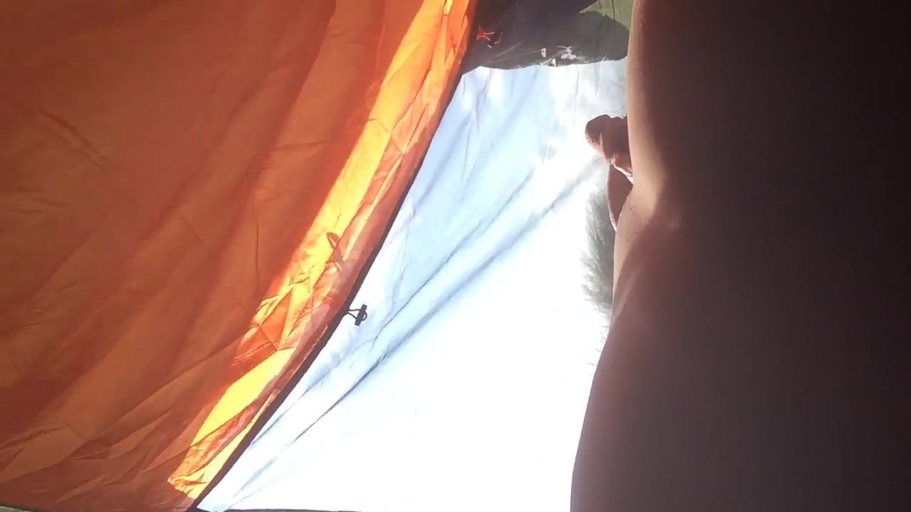 peephole voyeur boy couple camping shower