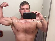 Muscles Fetish - Aiden Taking a Video Selfie