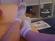 Young girl shows feet in kik chat