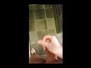 cumshot in the shower