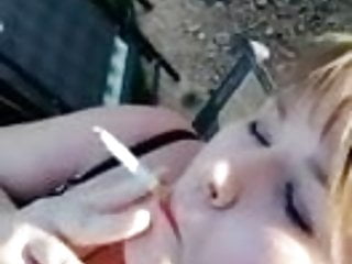 Smoking Dildo Blowjob