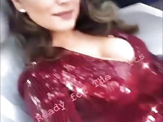Kelly Brook en route to The Brits 19