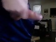 Smooth sexy dude jerking off