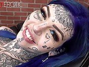 Australian beauty Amber Luke gets a new nose tattoo 